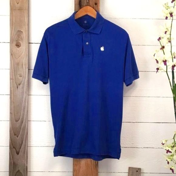 Apple Other - 🎄Apple Royal Blue Collared Logo Polo Shirt